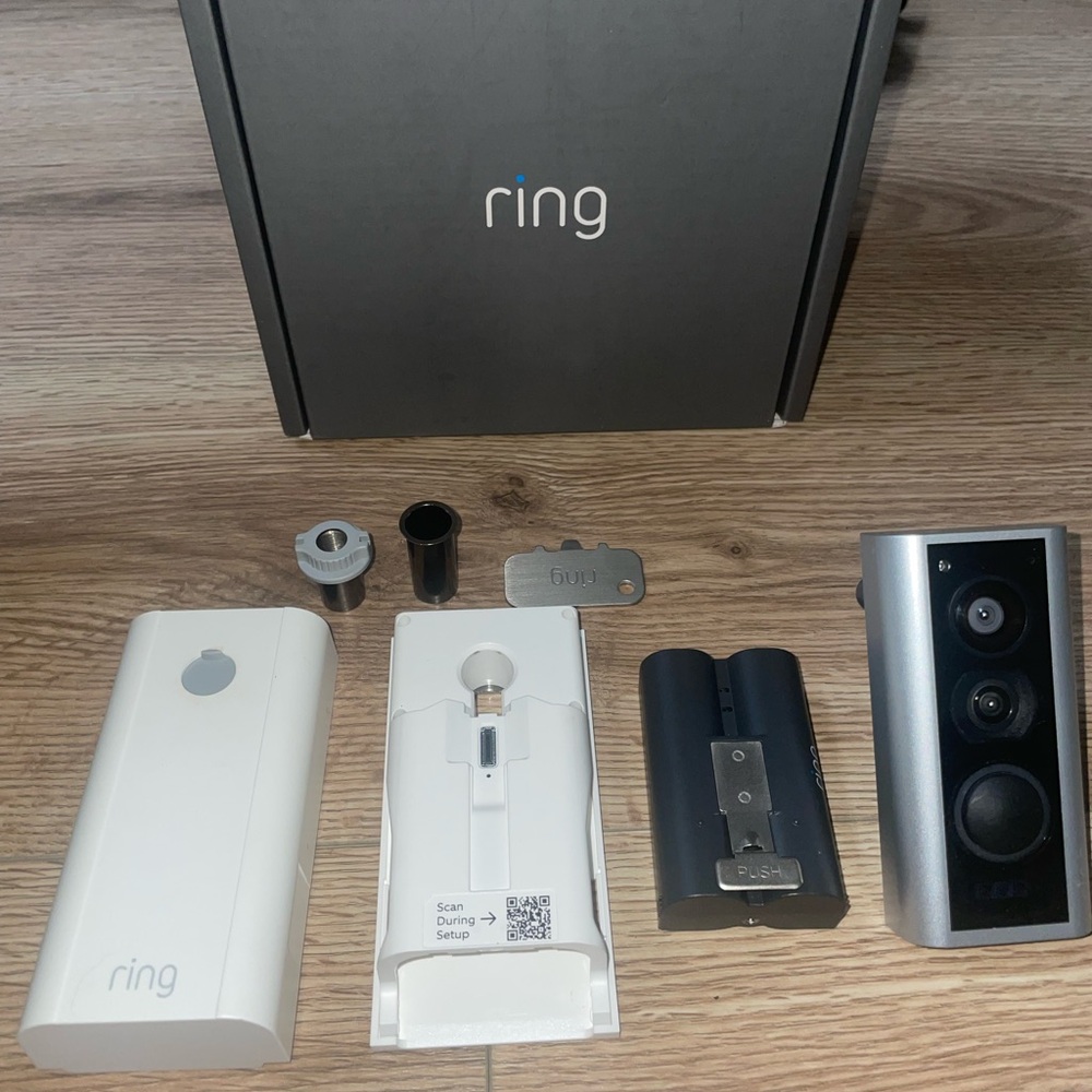 Ring peephole doorbell camera